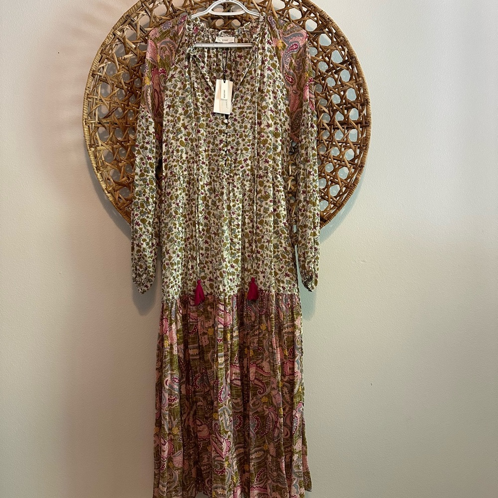 a loves a mixed print dress